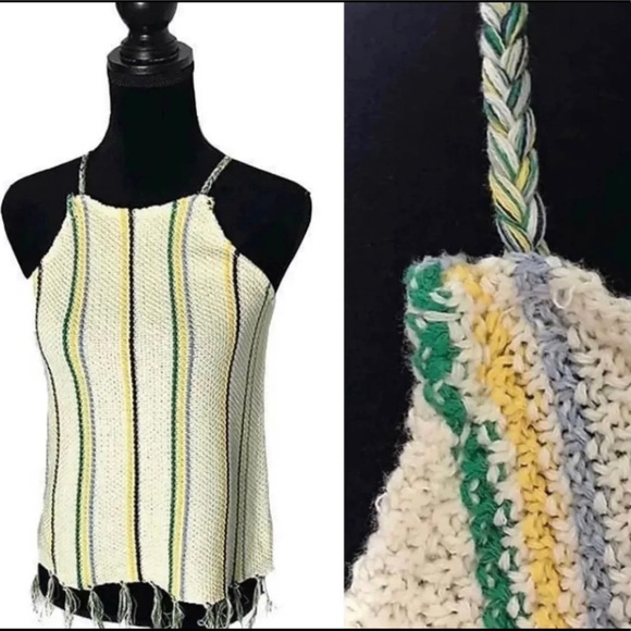 Super cute knit cami with fringe - Picture 6 of 11